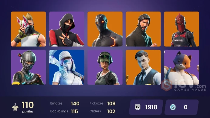 [PC] 109 skins | IKONIK | The Reaper | Elite Agent | Blue Team Leader | Gold Midas | Omega (stage 5) | Take The L |	G1