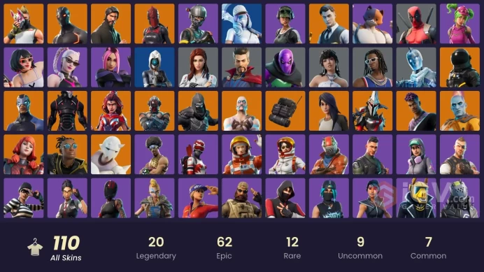[PC] 109 skins | IKONIK | The Reaper | Elite Agent | Blue Team Leader | Gold Midas | Omega (stage 5) | Take The L |	G1