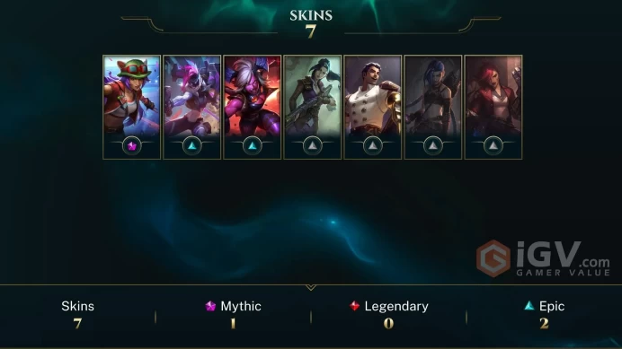  EUW  7 SKINS  IRON 1  37 CHAMPIONS  44 LEVEL  INSTANT DELIVERY  FULL ACCESS  EvEw4 