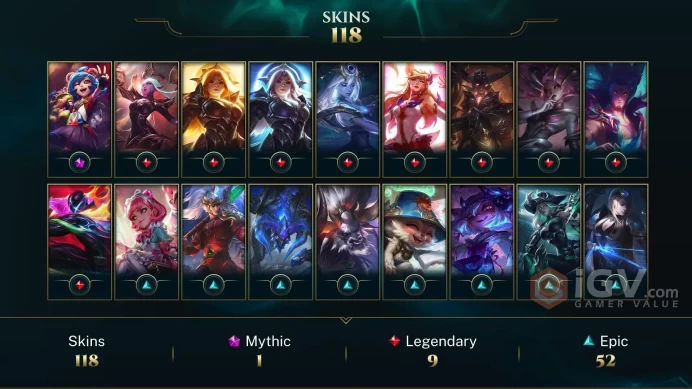 EUW 117 Skins 167 Champs | High Noon Senna | Acolyte Lee Sin | Three Honors Shen | Program Nami | PROJECT: Senna | Pool Party Lulu | LOL0018