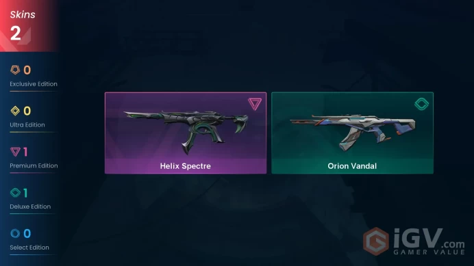 EU 2 skins | Helix Spectre | Orion Vandal | V0227