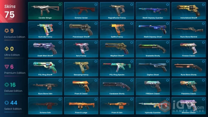 Latam | Recon Balisong, Forsaken Vandal, Araxys Vandal, Glitchpop Vandal, Spectrum Phantom, Ion Spectre, Glitchpop Phantom, Reaver Sheriff