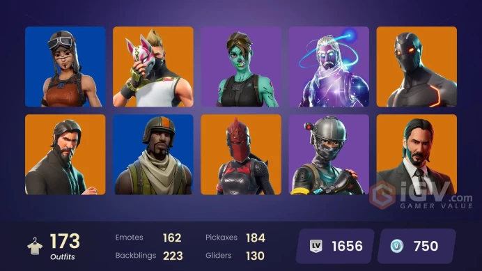 [ALL PLATFORMS]-173 Skin-Galaxy-The Reaper-Royale Knight-OG STW-Elite Agent-Blue Squire-Omega-Aerial Assault Trooper-Renegade Raider-FULL ACCESS