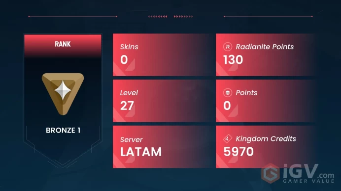 LATAM BRONZE 1 27 LEVEL INSTANT DELIVERY FULL ACCESS EvNEX
