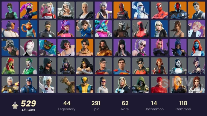 [ALL PLATFORMS]-528 Skin-485 Pickaxes-250.000 V-BUCKS SPEND-FULL ACCESS-