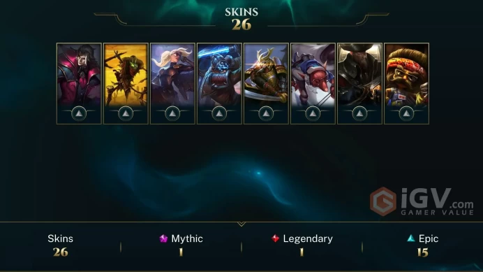 [EuW] - Unranked / 26 Skin / Ranked Game Direct / Changeable Mail | Instant Delivery | Lifetime Warranty | 100% Handmade&Secure | 24/7 Support