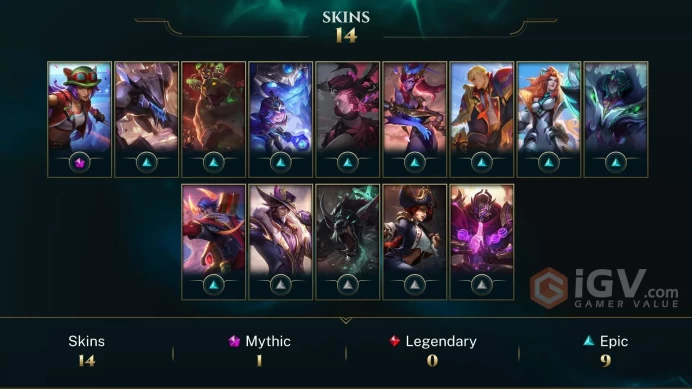 [EuW] - Unranked / 17 Skin / Ranked Game Direct / Changeable Mail | Instant Delivery | Lifetime Warranty | 100% Handmade&Secure | 24/7 Support
