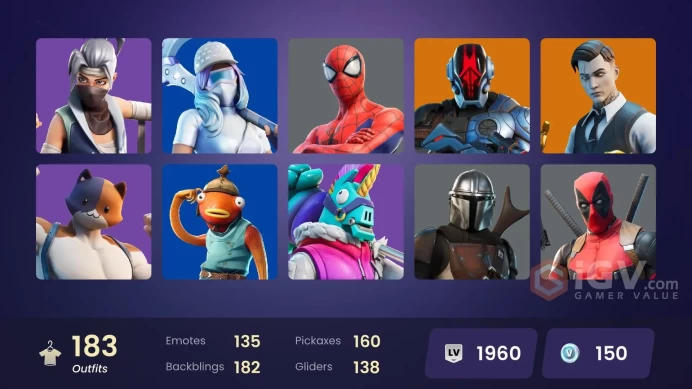 Leviathan Axe, Lara Croft, Spider-Man Gilded Reality, Warpaint, Midas Gold | 183 Skins [Full Access] Psn,Xbox,PC