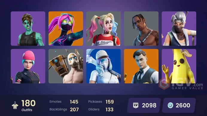 [XBOX/PC] 180 skins | OG STW | Wildcat | Neo Versa | Travis Scott | Gold Brutus | Gold Meowscles | Gold Midas | Tart Tycoon | Point Patroller