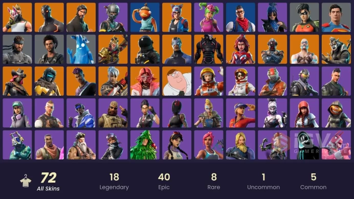 [PC/XBOX] 71 skins | The Reaper | Elite Agent | Omega (stage 5) | Prodigy | Rogue Agent | Ragnarok | Peter Griffin | Lynx | Take The L | Mako