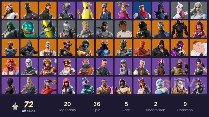 [PC | XBOX] 71 skins | The Reaper | Elite Agent | Take The L | Omega (stage 5) | Prodigy | Wingman | Enforcer | Ragnarok | Peter Griffin