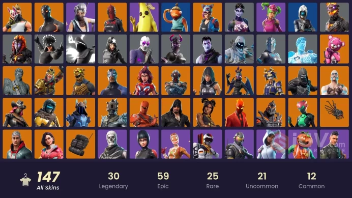 [PSN/XBOX/PC] 147 skins | IKONIK | WORLD CUP | Clutch | Rush | Grind | Rogue Agent | Enforcer | Ruin | Ragnarok | Battle Hound | The Prisoner |