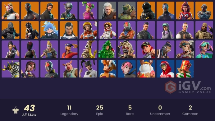 *[PC/XBOX/PSN] 43 skins | Mail Changable | The Reaper | Take The L | Mako | Elite Agent | Enforcer | Nezumi | Dark Voyager | Carbide |