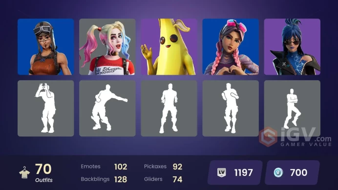 [ALL PLATFORMS]-70 Skin-Renegade Raider-Catwoman Comic Book Outfit-Ascendant Midas-Harley Quinn-Midas Rex-FULL ACCESS-