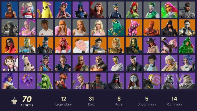 [ALL PLATFORMS]-70 Skin-Renegade Raider-Catwoman Comic Book Outfit-Ascendant Midas-Harley Quinn-Midas Rex-FULL ACCESS-