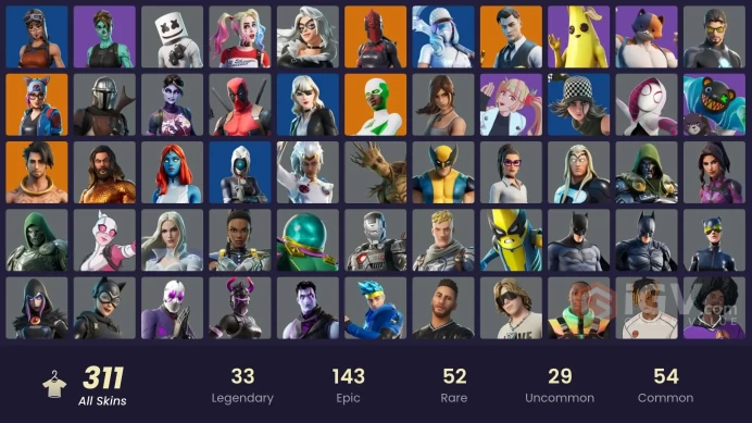[PC/PSN/XBOX/NIN] 311 skins | Polo Prodigy | Renegade Raider |  | Gold Midas | Arcane Vi  | Curse Buster | Dummy Supreme | FNCS Renegade | 