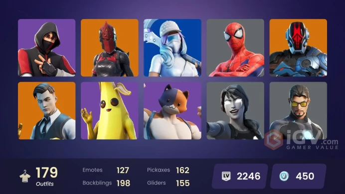 PC,PSN,XBOX 179 SKINS FA - IKONIK - MAJOR GLORY,ETERNAL KNIGHT,ULTIMA KNIGHT,MANDALORIAN,KOR,HARLEY,STORM,DEMI,THOR,SKULL TROOPER,LARA CROFT RK1