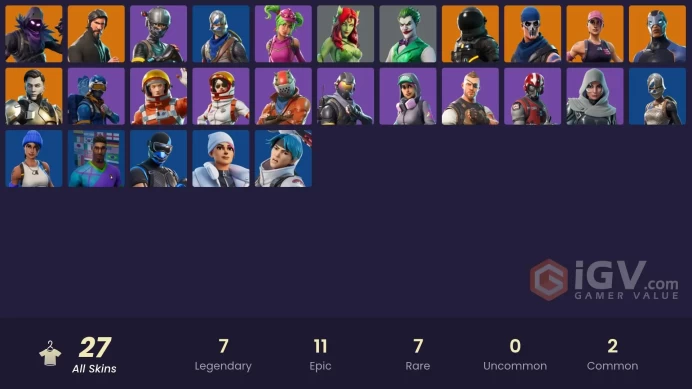 PC,PSN,XBOX 27 SKINS FA - STW - BLUE SQUIRE - REAPER - MIDAS REX,JOKER,VANGUARD ZADIE - TAKE THE L   RK1631