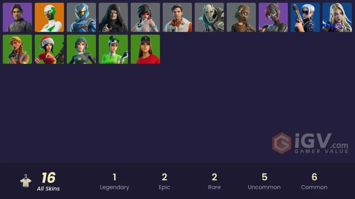 PC,PSN,XBOX 16 SKINS FA - CHANI - BACKLASH,MERCENARY KOR,GENERAL GRIEVOUS,ECHO RK1637
