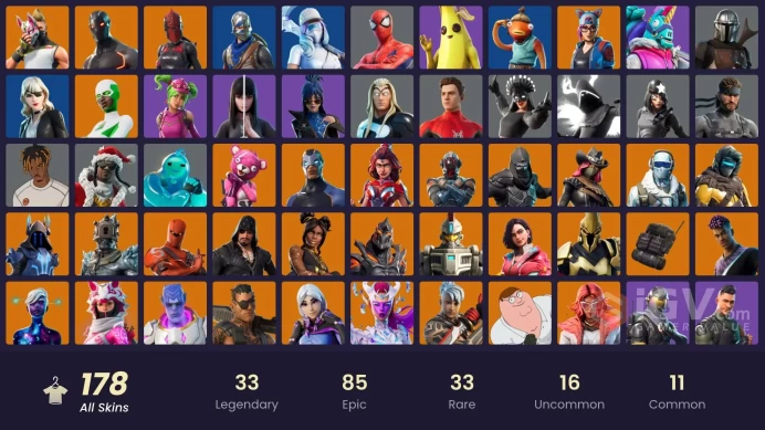 PC,PSN,XBOX 112 SKINS FA - STW - FUSION,MANDALORIAN,STORM,KIT,ETERNAL/ULTIMA KNIGHT,BATMAN,TONY STARK,DEMI,LARA CROFT,EDDIE BROCK RK1610