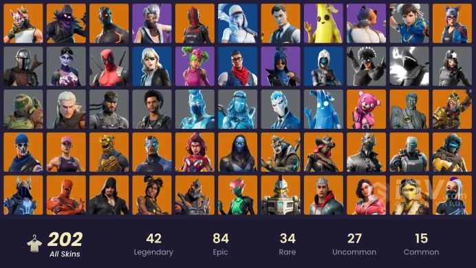 [ALL PLATFORMS]-OG Skull Trooper-201 Skin-Blitz-Trinity Trooper-End Zone-FULL ACCESS-
