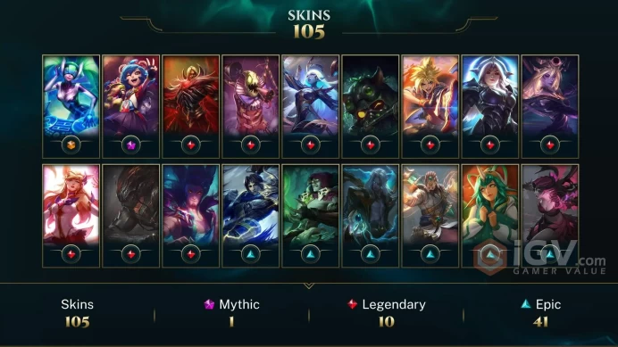 URGENT SALE -EUW UNK-105SKIN-115CHAMP-218LVL-2019ACC-HANDMADE AND CHEAP