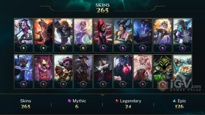 EUW 252 Skins 172 Champs | High Noon Ashe | Fright Night Annie | God Fist Lee Sin | Strike Paladin Lucian | Obsidian Dragon Sett | LOL0016