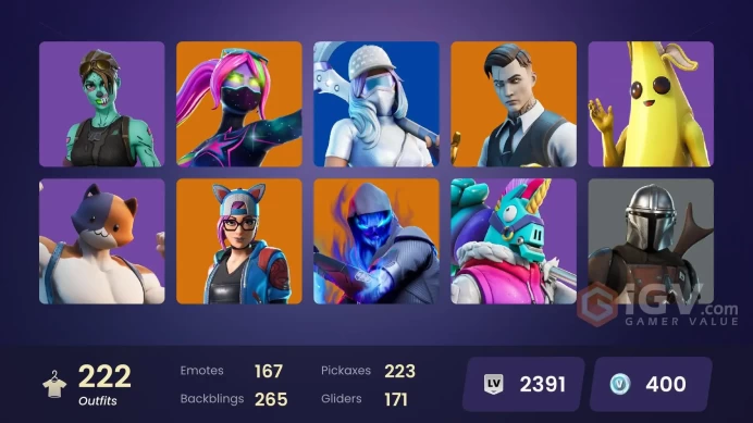 (PC PSN XBOX) 223 skins | MERRY MINT AXE / LEVIATHAN AXE / LARA CROFT / GHOUL TROOPER / SKULL TROOPER /  OG STW | Gold Brutus | Gold Midas | Sul