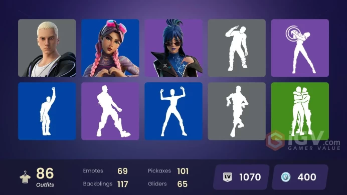 [ALL PLATFORMS]-86 Skin-101 Pickaxe-FULL ACCESS-