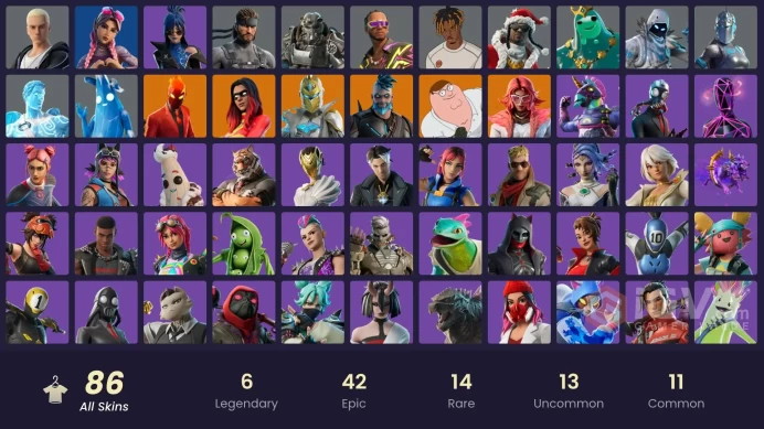 [ALL PLATFORMS]-86 Skin-101 Pickaxe-FULL ACCESS-