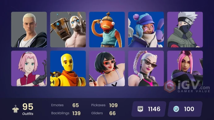 [ALL PLATFORMS]-95 Skin-Psycho Bandit-Naruto Set-Hana-FULL ACCESS-