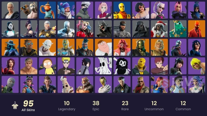 [ALL PLATFORMS]-95 Skin-Psycho Bandit-Naruto Set-Hana-FULL ACCESS-