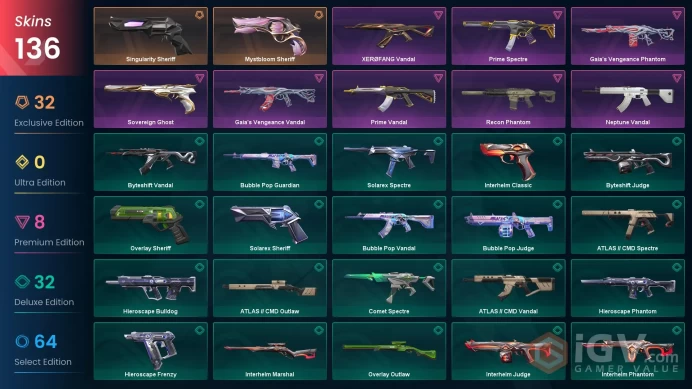 Na-Usa- Can | Champions 2024 Bundle | Mystbloom Bundle | EX.O Edge | Kuronami Vandal | Prelude to Chaos Phantom | 136 Skins | Level 212