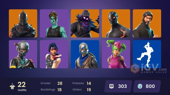 PC,PSN,XBOX 21 SKINS FA - OG GHOUL TROOPER - BLACK KNIGHT - REAPER - OMEGA - FLOSS - TAKE THE L - MAKO RK1700