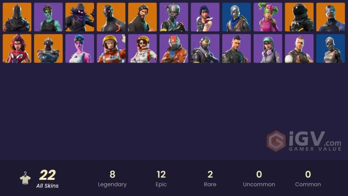 PC,PSN,XBOX 21 SKINS FA - OG GHOUL TROOPER - BLACK KNIGHT - REAPER - OMEGA - FLOSS - TAKE THE L - MAKO RK1700