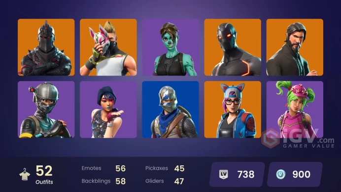 PC,PSN,XBOX 51 SKINS FA - OG GHOUL TROOPER - BLACK KNIGHT - REAPER - OG AERIAL ASSAULT ONE - TAKE THE L - FLOSS  RK1632