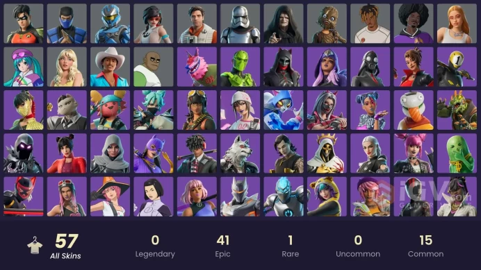 PC,PSN,XBOX 57 SKINS FA - VALENTINA,SIR RAVEN,JUICE WRLD,ICE SPICE,MIKU,SABRINA CARPENTER,SPARKEL DIVA RK1678