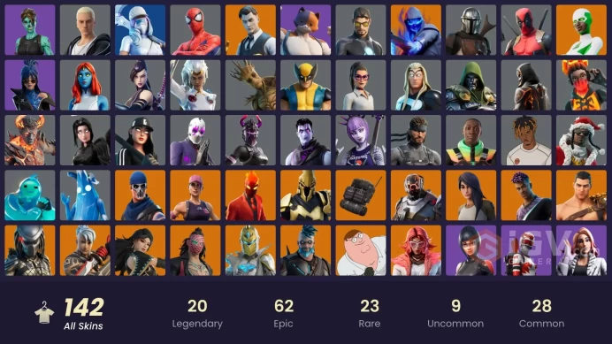 FA | Leviathan Axe | 142 skins | OG STW | Gold Brutus | Gold Midas | Snake Eyes | The Scientist | Catalyst | Backlash | Peter Griffin