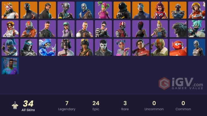 FA | CHANGE MAIL | 34 skins | The Reaper | Blue Squire | Royale Knight | Elite Agent | Omega | Carbide | Dark Voyager | The Visitor | Drift