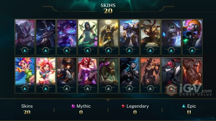  LAN  20 SKINS  BRONZE 4  69 CHAMPIONS  120 LEVEL  INSTANT DELIVERY  FULL ACCESS  ExdSQ 