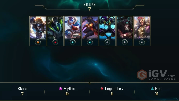  LAN  7 SKINS  SILVER 2  107 CHAMPIONS  61 LEVEL  INSTANT DELIVERY  FULL ACCESS  ExdSy 