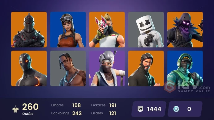 230 skins | Black Knight | Travis Scott | The Reaper | Elite Agent | Take The L | Floss | Fresh | Tidy | Blue Squire | Royale Knight | Reaper