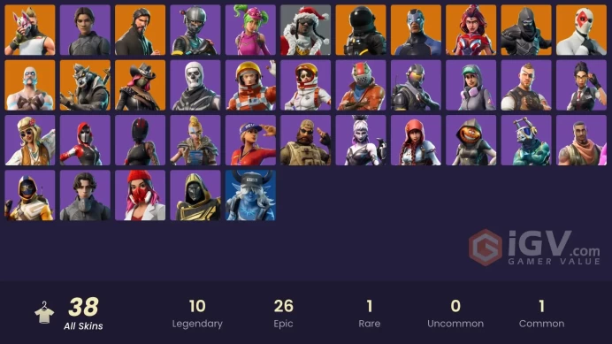 37 skins | The Reaper | Elite Agent | Take The L | Tidy | Rogue Agent | Valor | Ragnarok | Carbide | Dark Voyager | Calamity | Drift | Wild Card