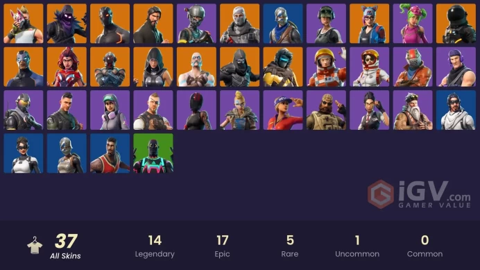 [PC] 37 skins | The Reaper | Blue Squire | Royale Knight | Elite Agent | Havoc | Sub Commander | Trailblazer | Rogue Agent | Enforcer | Ragnarok