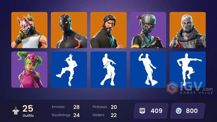 [PC/PSN/XBOX] 25 skins | The Reaper | Elite Agent | Havoc | Sub Commander | Enforcer | Valor | Calamity | Drift | The Visitor | Dark Voyager