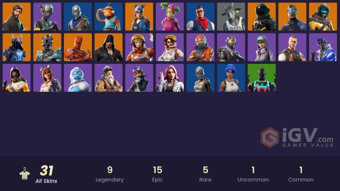 [PSN/XBOX/PC] 31 skins | The Reaper | Blue Squire | Royale Knight | Elite Agent | Blue Team Leader | Blue Striker | Prodigy | Rogue Agent |