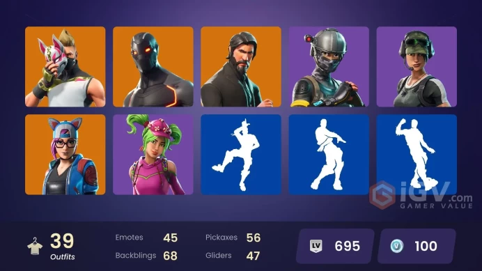 39 skins | The Reaper | Elite Agent | Take The L | Omega | Trailblazer | Reaper | Rogue Agent | Lynx | Valor | Carbide | Dark Voyager | A.I.M.