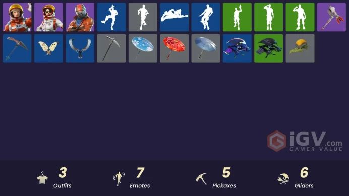 3 skins | Take The L | Snowflake | Moonwalker | Rust Lord | Mission Specialist | Rust Bucket | Spectra Protector | Astro | Precision