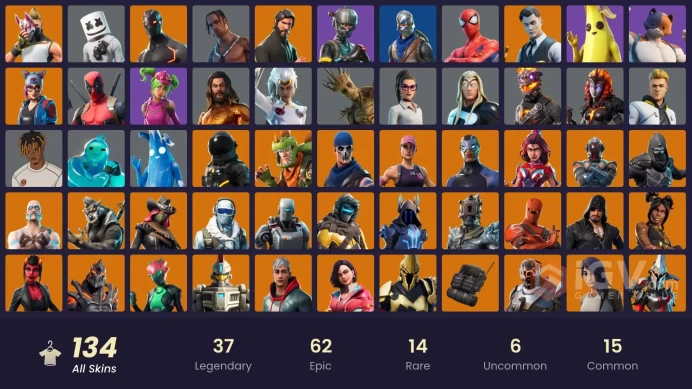 PC/PSN/Xbox/Nintendo 134 skins | OG STW | Travis Scott | The Reaper | Blue Squire | Elite Agent | Gold Midas | Rogue Agent | Catalyst | Calamity
