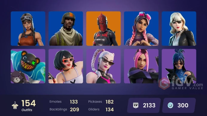 [ALL PLATFORMS]-154 Skin-Champion Kyra-Renegade Raider-Aerial Assault Trooper-Galaxy Scout-Fate-Spectra Knight-FULL ACCESS-